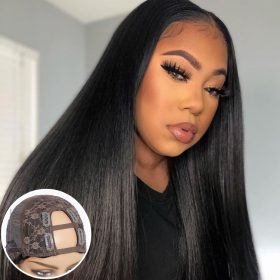 Luvme Hair Silky Straight U Part Quick & Easy Affordable 100% Human Hair Wig