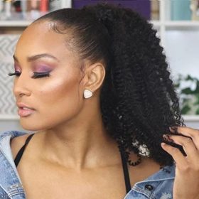 Luvme Hair Virgin Human Hair Sleek Ponytail Easy to Wear | Upgraded 2.0
