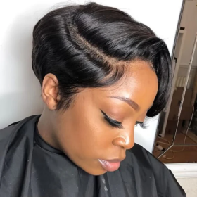 Luvme Hair Exclusive Sale | Mature Boss Style Affordable Pre-styled Short Pixie Cut Glueless HD Lace Wig Pre-Cut Lace