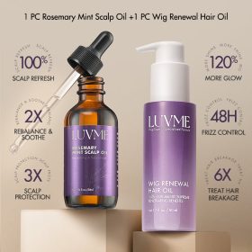 Luvme Hair US Only | Luvme Rosemary Mint Scalp Oil + Wig Renewal Hair Oil