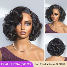 Luvme Hair New Customers Only | 1 SEC INSTALL WIG | Mature Boss Brown Ombre Highlight / Natural Black / Salt and Pepper Loose Wave Glueless Minimalist HD Lace Wig
