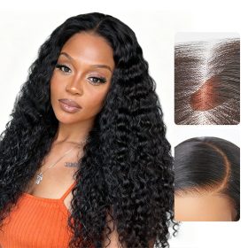 Luvme Hair Natural Black Water Wave Glueless 11x6 Frontal HD Lace Human Hair Curly Wig
